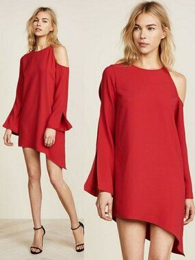 Iro Awati Red Mini Dress